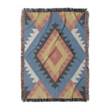 Zareen Blue & Orange in Large (80" x 60") Size