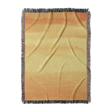 Jacinda Watercolor Fire Orange Ombre in Large (80" x 60") Size