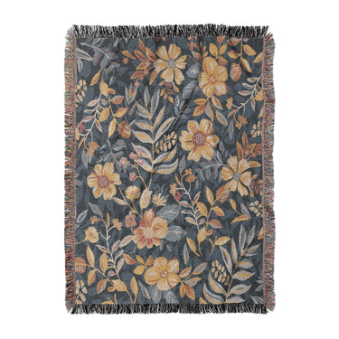 Claudine Blue & Yellow in Large (80" x 60") Size