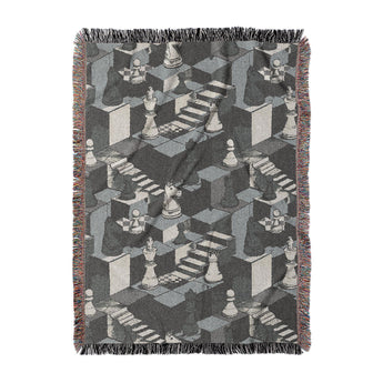 Harmon Surreal Chess BW in Large (80" x 60") Size