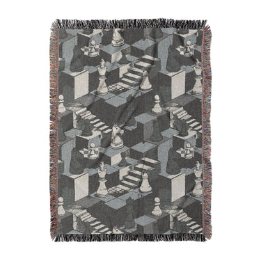 Harmon Surreal Chess BW in Large (80" x 60") Size