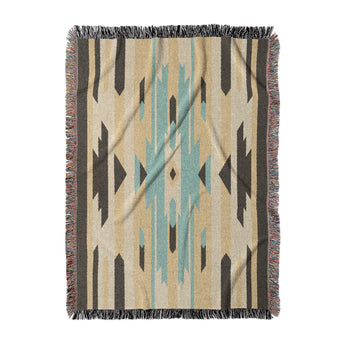 Jessa Blue & Ivory in Large (80" x 60") Size