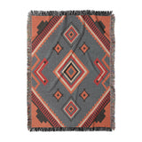 Mehdi Blue & Orange in Large (80" x 60") Size