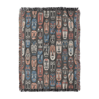 Tribal Masks in Large (80" x 60") Size