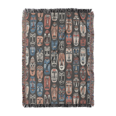 Tribal Masks in Large (80" x 60") Size