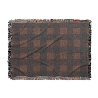 Buffalo Plaid Hickory Brown in Large (80" x 60") Size