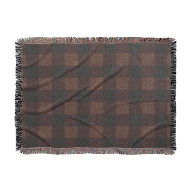 Buffalo Plaid Hickory Brown in Large (80" x 60") Size