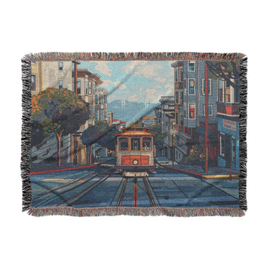 San Francisco Trolley in Large (80" x 60") Size