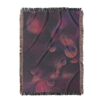 Bodolo Purple & Magenta Woven Throw Blanket