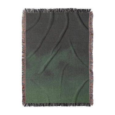 Keanu Watercolor Dark Green Ombre in Large (80" x 60") Size