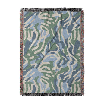 Leonardo Blue Green in Large (80" x 60") Size
