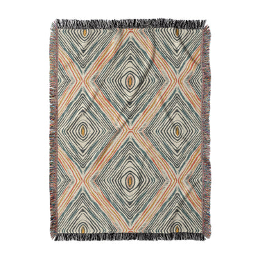 Boden Orange & Blue in Large (80" x 60") Size