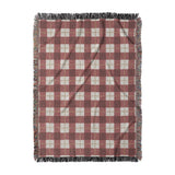 Wallace Plaid Maroon & Gold in Large (80" x 60") Size