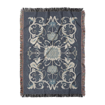 Belinda Navy & Ivory in Large (80" x 60") Size