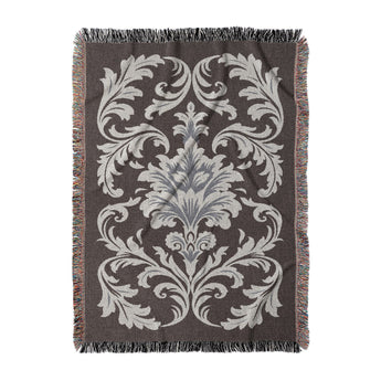 Aubrey Maroon & Light Blue in Large (80" x 60") Size