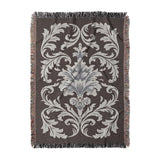 Aubrey Maroon & Light Blue in Large (80" x 60") Size