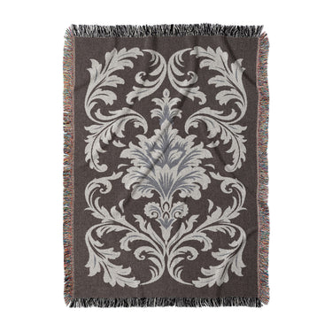 Aubrey Maroon & Light Blue in Large (80" x 60") Size