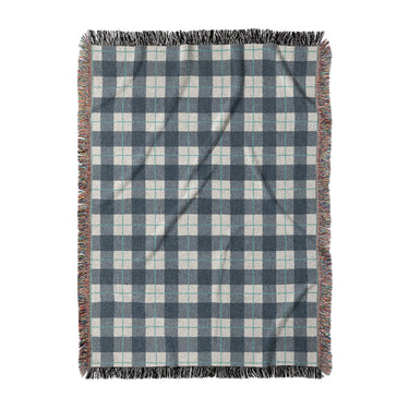 Wallace Plaid Blue & Teal in Large (80" x 60") Size