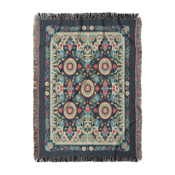 Nellie Blue Multicolor in Large (80" x 60") Size