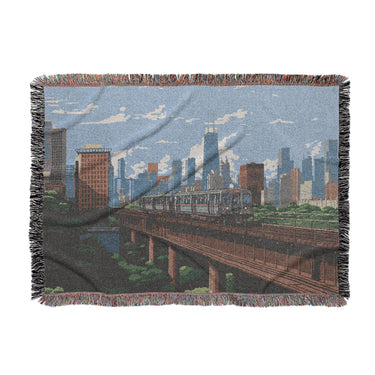 Chicago Metro in Large (80" x 60") Size