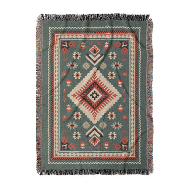 Solano Sage & Terracotta in Large (80" x 60") Size