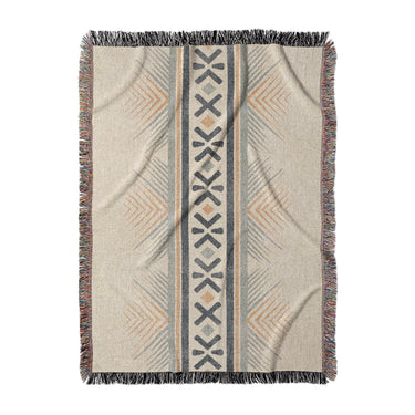 Loxcie Ivory & Blue in Large (80" x 60") Size