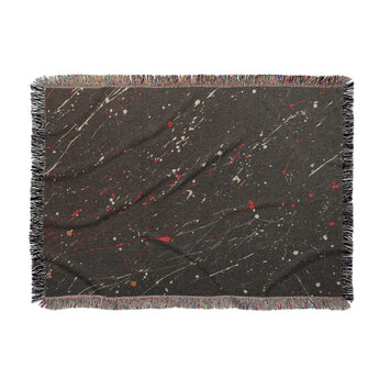 Edgar Red & Vintage Black in Large (80" x 60") Size