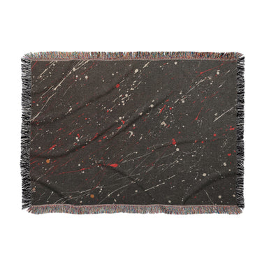 Edgar Red & Vintage Black in Large (80" x 60") Size