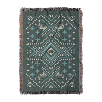Durand Deep Turquoise in Large (80" x 60") Size