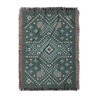 Durand Deep Turquoise in Large (80" x 60") Size