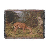 Deer and Fawn by Alfred Fitzwilliam in Large (80" x 60") Size