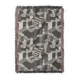 Harmon Surreal Chess Black & White in Large (80" x 60") Size