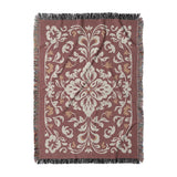 Annette Red & Ivory in Large (80" x 60") Size
