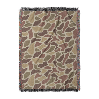 Duck Camo Brown in Large (80" x 60") Size