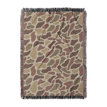 Duck Camo Brown in Large (80" x 60") Size