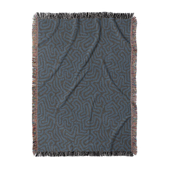 Kiva Slate Blue in Large (80" x 60") Size