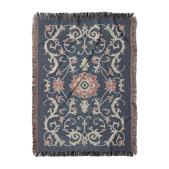 Francine Navy & Gold in Large (80" x 60") Size