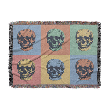 Pop Art Skulls in Large (80" x 60") Size