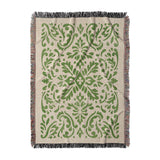 Floranna Ivory & Green in Large (80" x 60") Size