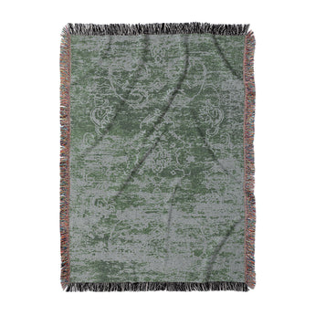 Bennett Green & Grey in Large (80" x 60") Size