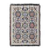 Georgiana Navy & Red in Large (80" x 60") Size