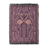 Flamingo Friends Purple in Large (80" x 60") Size