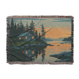 Adirondack Lakeside Cabin in Large (80" x 60") Size