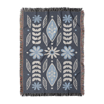 Topanga Navy & Columbia in Large (80" x 60") Size