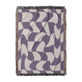 Twyla Checkered Periwinkle in Large (80" x 60") Size