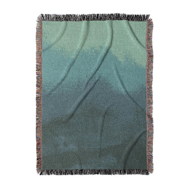 Kieran Watercolor Teal Ombre in Large (80" x 60") Size