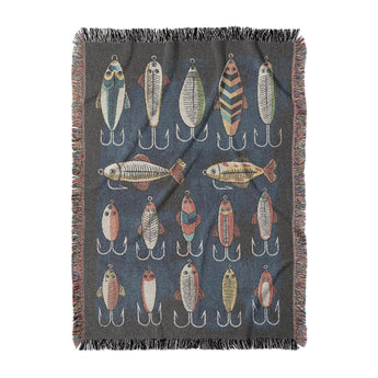 Fishing Lures in Large (80" x 60") Size