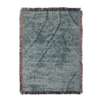 Bennett Teal & Grey in Large (80" x 60") Size