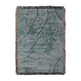 Bennett Teal & Grey in Large (80" x 60") Size