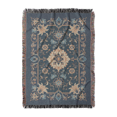 Miriam Navy & Gold in Large (80" x 60") Size